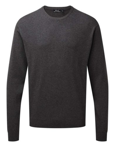 Premier PR692 MEN'S CREW NECK COTTON RICH KNITTED SWEATER M