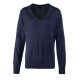 Premier PR696 WOMEN'S KNITTED V-NECK SWEATER M