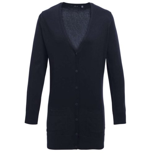 Premier PR698 WOMEN'S LONG LENGTH KNITTED CARDIGAN S