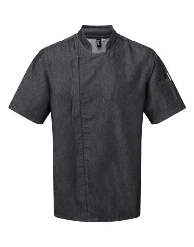 Premier PR906 CHEF'S ZIP-CLOSE SHORT SLEEVE JACKET M