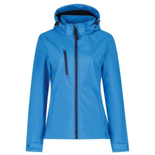 Regatta RETRA702 WOMEN'S VENTURER 3 LAYER HOODED PRINTABLE SOFTSHELL JACKET 12
