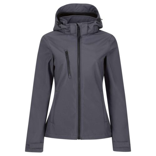 Regatta RETRA702 WOMEN'S VENTURER 3 LAYER HOODED PRINTABLE SOFTSHELL JACKET 14