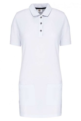 Designed To Work WK209 LADIES’ SHORT-SLEEVED LONGLINE POLO SHIRT XS