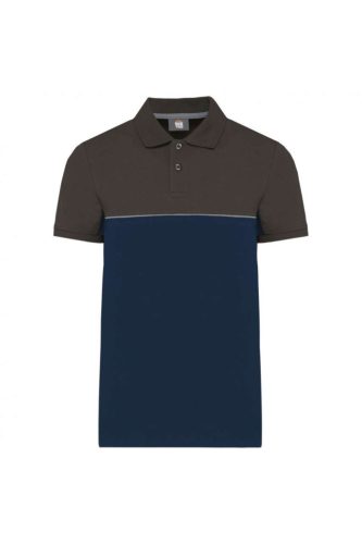 Designed To Work WK210 UNISEX ECO-FRIENDLY TWO-TONE SHORT SLEEVE POLO SHIRT 2XL