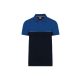 Designed To Work WK210 UNISEX ECO-FRIENDLY TWO-TONE SHORT SLEEVE POLO SHIRT L