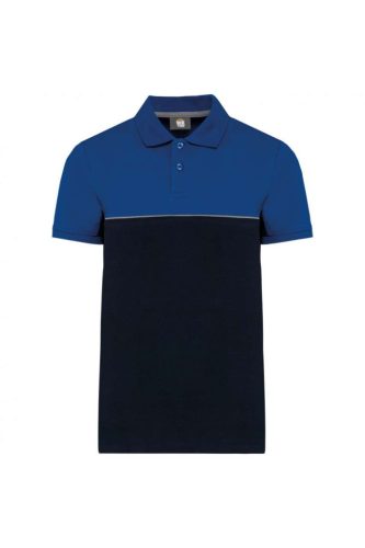 Designed To Work WK210 UNISEX ECO-FRIENDLY TWO-TONE SHORT SLEEVE POLO SHIRT XL