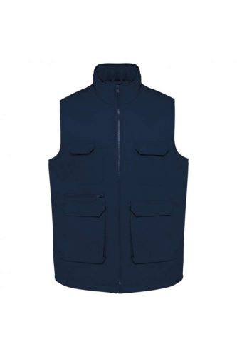 Designed To Work WK607 UNISEX PADDED MULTI-POCKET POLYCOTTON VEST XS